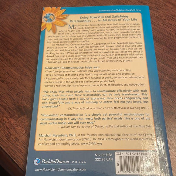 Nonviolent Communication A Language of Life book - Picture 6 of 8